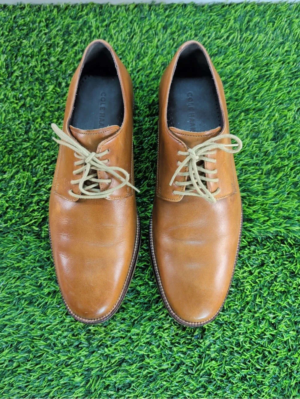 Cole Haan Men's Williams Plain Toe Leather Oxford Dress Shoes SZ 9M C12206 FB16